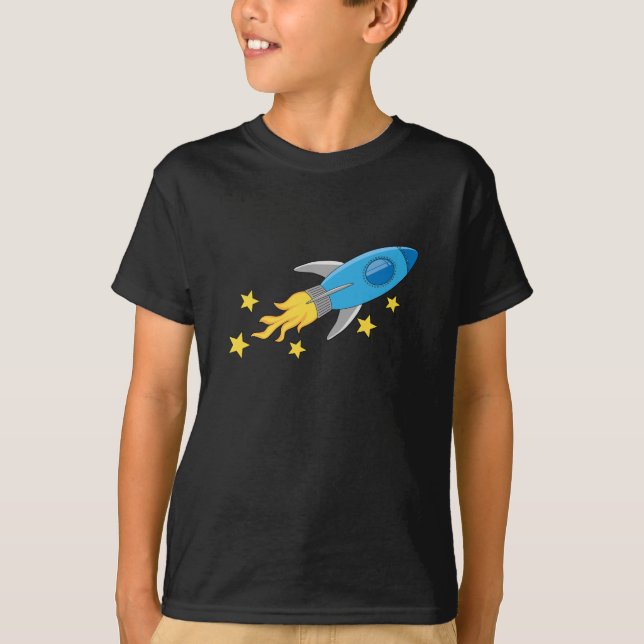 Retro Rocket-T - Shirt (Vorderseite)