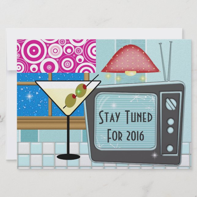 Retro Rockin des neuen Jahres - SRF Einladung (Vorderseite)