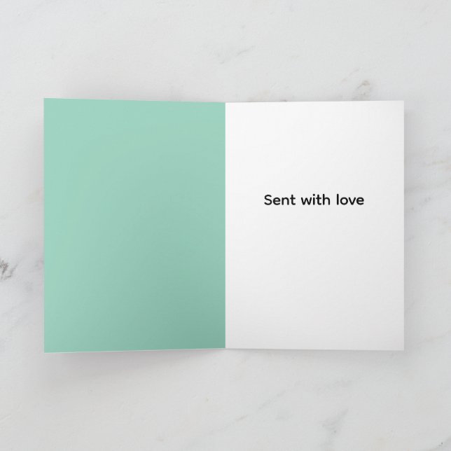 Retro rockin rabbit greeting  karte (Innenseite)