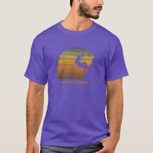 Retro Rocklands Südafrika Boulder-Fan gif T-Shirt