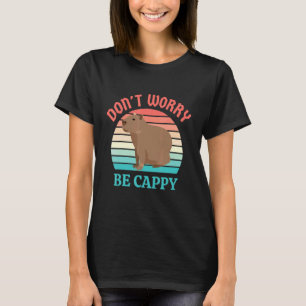 Retro Rodent Capybara machen Sie sich keine Sorgen T-Shirt