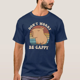 Retro Rodent Capybara nicht beunruhigt sein Cappy  T-Shirt
