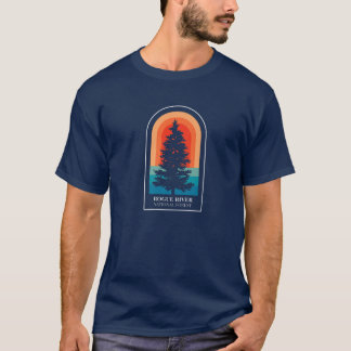 Retro Rogue River National Forest Oregon Wandern T-Shirt