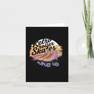 Retro-Roller-Skate - 80er Vibes Sticker7 Karte