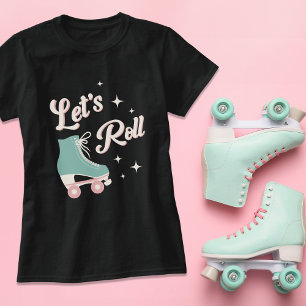 Retro Roller Skaten Birthday Party T-Shirt