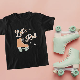 Retro Roller Skaten Girls Geburtstagsparty T-Shirt
