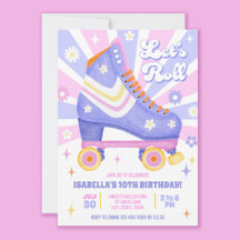 Retro-Roller-Skaten-Party