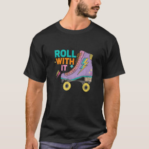 Retro Rollerskates Derby Roller Skaten für T T-Shirt