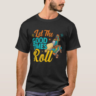 Retro Rollerskates Derby Roller Skaten für T T-Shirt