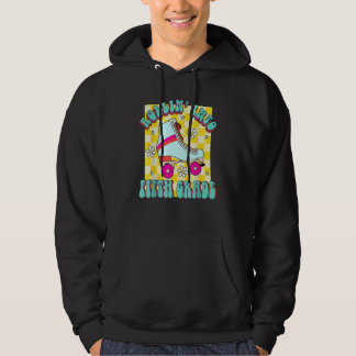 Retro Rollin' Into Fifth Grade Roller Skate Back T Hoodie