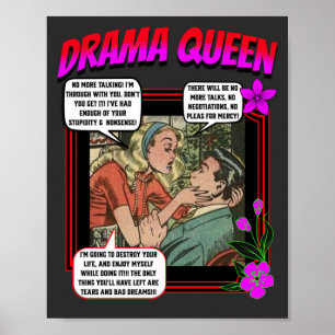 Retro Romance - Drama Queen - Poster