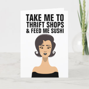 RETRO ROMANCE TACO THRIFT SHOP FUNNCards Karte
