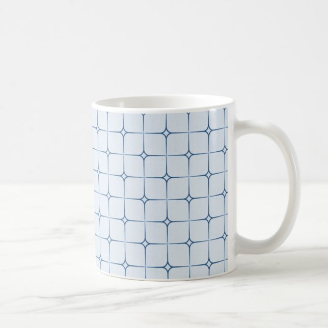 Retro Romance Tasse, blau Tasse (Rechts)
