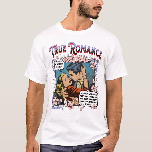 Retro Romance - True Romance - Men's T - Shirt (Vorderseite)