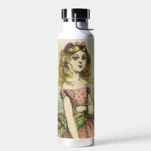 Retro-romantische Valentinstagskarte, 19. Jahrhund Trinkflasche