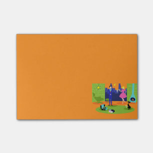 Retro-Romantischer Coupé - Anmerkungen Post-it Klebezettel