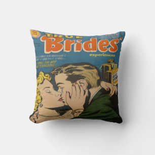 Retro-Romanze-Comic-Book-Dekorative-Wurfkissen Kissen