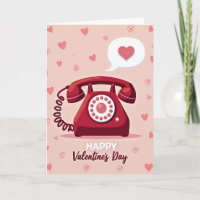Retro-Romanze-Liebes-Telefonkarte