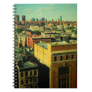 Retro Rooftops NYC Foto Notebook modifiziert Notizblock