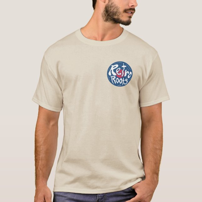 Retro Roots mit Cistus Vinyl/Record T-Shirt (Vorderseite)
