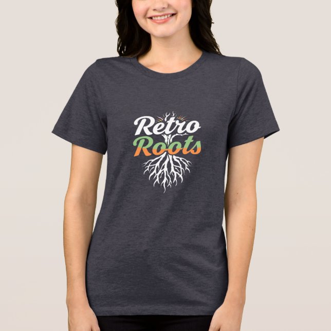 Retro Roots Tri-Blend Shirt (Vorderseite)