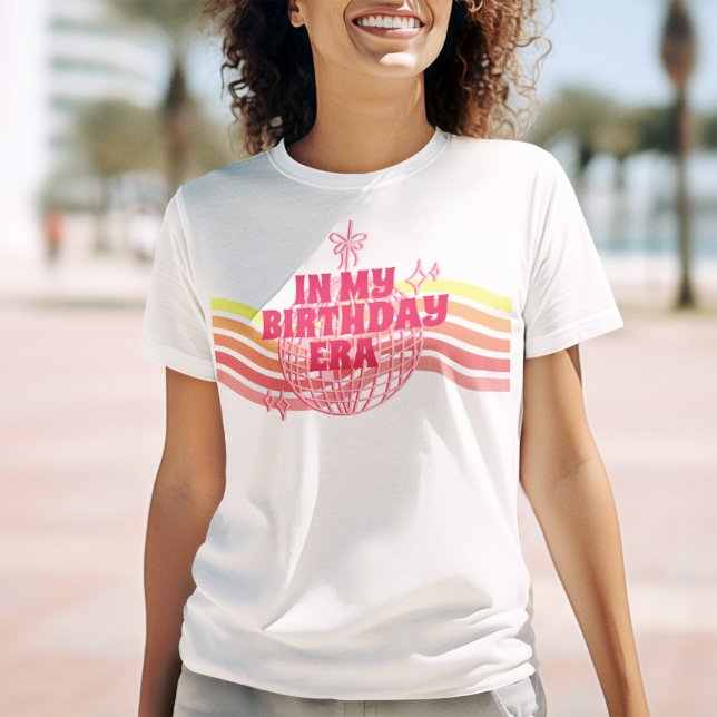 Retro Rosa Disco Ball in meinem Party T-Shirt (Von Creator hochgeladen)