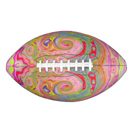Retro Rosa, Gelb und Magenta Abstrakte Kunst, Dich Football