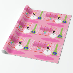 Retro Rosa Geschenkpapier