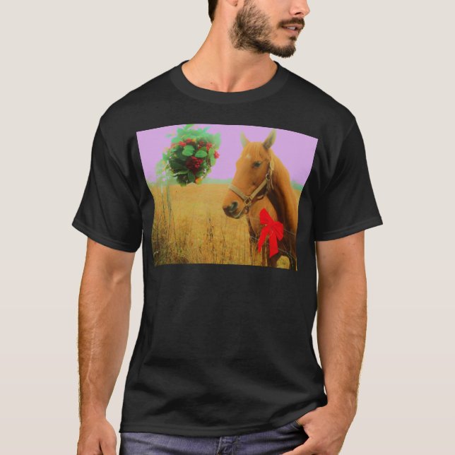 Retro Rosa Himmelskaffe T-Shirt (Vorderseite)