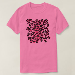 Retro rosa Leopard Print T-Shirt
