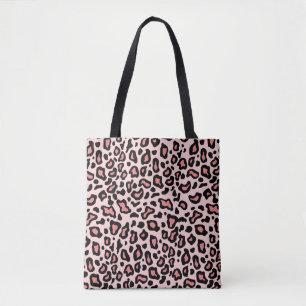 Retro-Rosa-Leoparden-Druck-Tasche als Geschenk