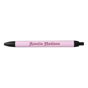 Retro Rosa Minimalistische Stift