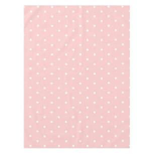 Retro Rosa mit weißer Tupfen-Tischdecke Tischdecke