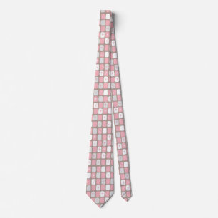 Retro-Rosa-Sternen-Tie Krawatte
