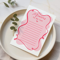 Retro-rosa und roter Flügelrahmen für eine Liste