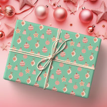Retro-Rosa-Weihnachtsdekoration