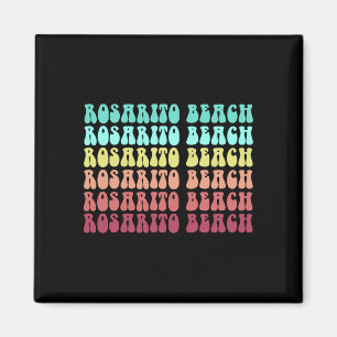 Retro Rosarito Strand BFF-Trip Sommer Surfen Magnet