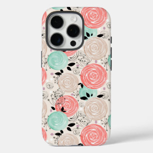 Retro, Rose iPhone 16 Pro Hülle
