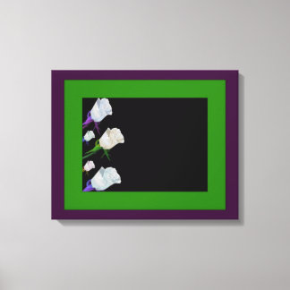 Retro-Rose Gerahmte Leinwand