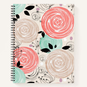 Retro, Rose Notizbuch