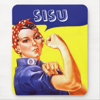 Retro Rosie die Nieteneinschläger Sisu stabile Mousepad