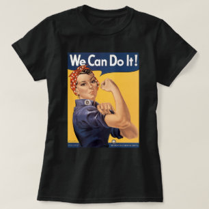 Retro Rosie können wir es tun T-Shirt