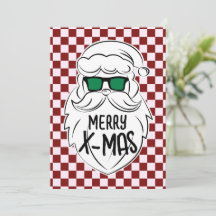Retro-Rot-Rosa-Karuierter-Weihnachtsmann-Weihnacht