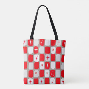 Retro-Rot-Starstürme-All-Over-Print-Tasche