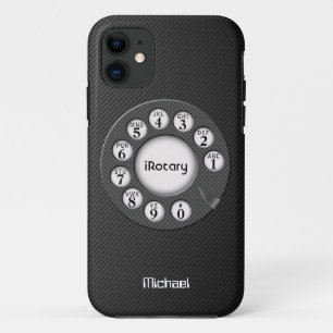 Retro-Rotary-Carbonfaser-Hülle Case-Mate iPhone Hülle