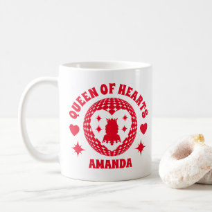 Retro Rote Königin des Herzens Kindergeburtstag Ta Kaffeetasse