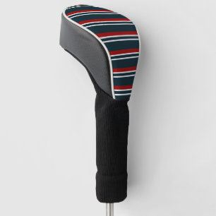 Retro Rote Streifen Golf Headcover