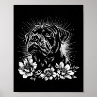 Retro Rottweiler Hund Lover Tattoo Style _1