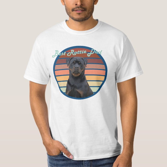 Retro Rottweiler T-Shirt (Vorderseite)