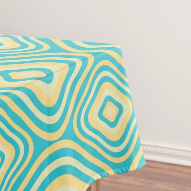 Retro Rounded Tischdecke (Beispiel)